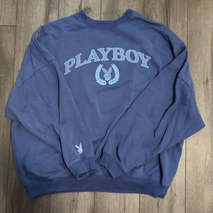 Playboy Pacsun Blue Crewneck